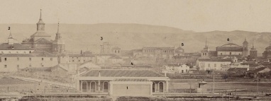 Detalle de la Vista de Alcalá de Jean Laurent (ca 1860)