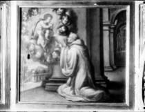 El niño Jesús profiere a San Bernardo el don de la elocuencia, Angelo Nardi (ca 1620) Fotografía del Archivo Moreno, IPCE.
