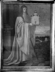Santa Humbelina, Angelo Nardi (1619-1620) Fotografía del Archivo Moreno, IPCE.