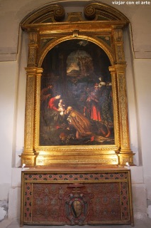 Adoración de los reyes magos, Angelo Nardi (1619-1620). Foto de Sira Gadea, extraída de http://viajarconelarte.blogspot.com/2013/11/las-bernardas-de-alcala-de-henares-en.html