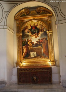 Ascensión de la Virgen, Angelo Nardi (1619-1620). Foto de Sira Gadea, extraída de http://viajarconelarte.blogspot.com/2013/11/las-bernardas-de-alcala-de-henares-en.html