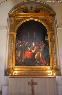 Circuncisión de Cristo, Angelo Nardi (1619-1620). Foto de Sira Gadea, extraída de http://viajarconelarte.blogspot.com/2013/11/las-bernardas-de-alcala-de-henares-en.html